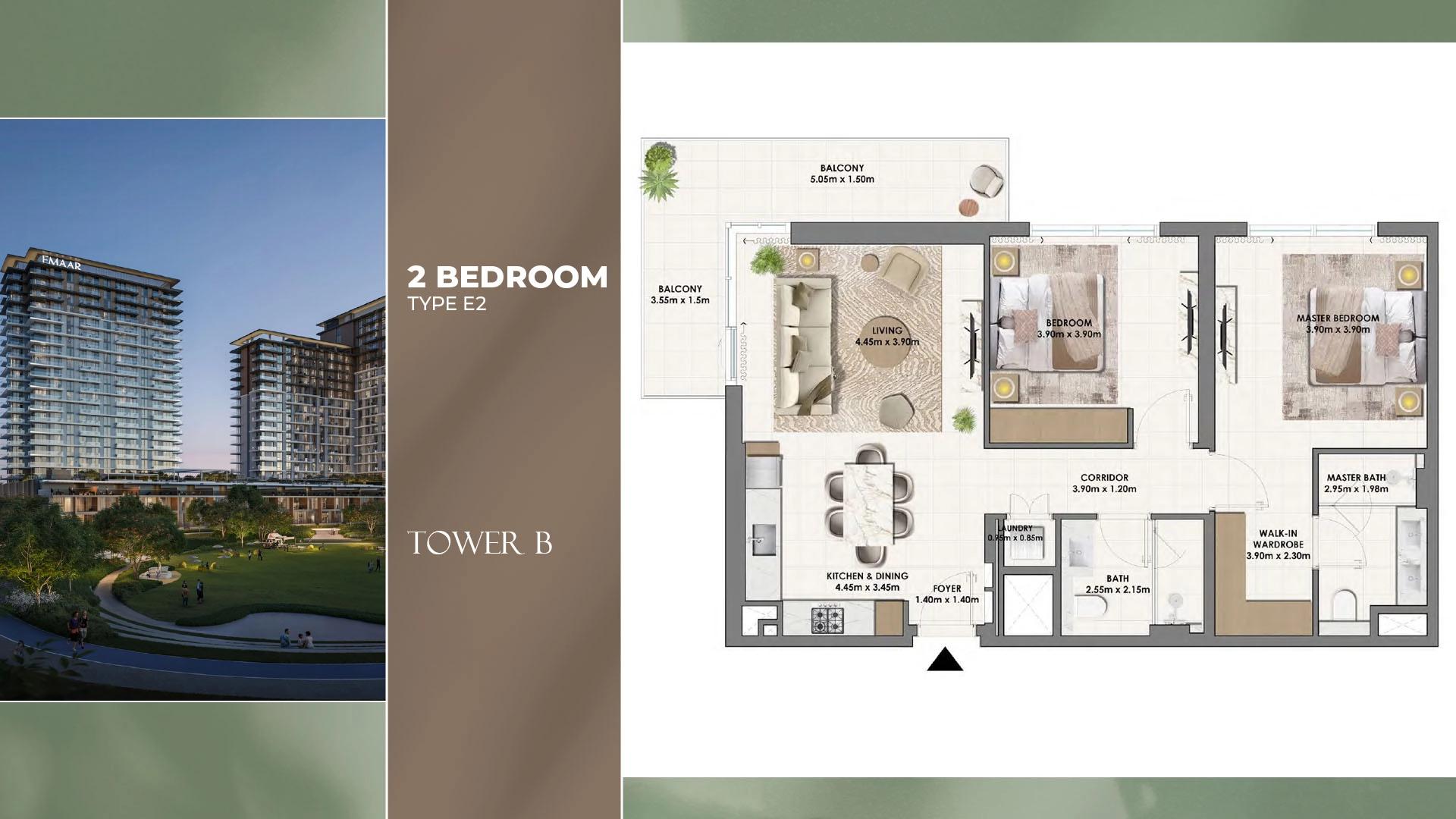 2 BR - Type B